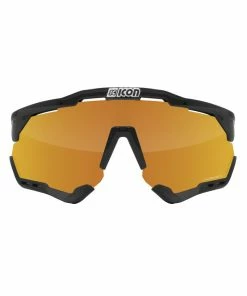 SCICON Aeroshade - Black Gloss 18 SCICON Aeroshade - Black Gloss -Billig Hjelme racer butik Aeroshade Black BRONZE front