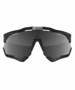 SCICON Aeroshade - Black Gloss 23 SCICON Aeroshade - Black Gloss -Billig Hjelme racer butik Aeroshade Black SILVER front