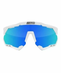 SCICON Aeroshade - White Gloss -Billig Hjelme racer butik Aeroshade White BLUE front