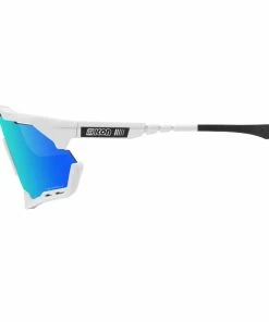 SCICON Aeroshade - White Gloss -Billig Hjelme racer butik Aeroshade White BLUE side