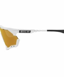 SCICON Aeroshade - White Gloss -Billig Hjelme racer butik Aeroshade White BRONZE side