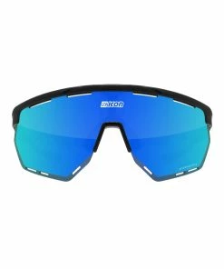 SCICON Aerowing - Black Gloss -Billig Hjelme racer butik Aerowing Black BLUE front