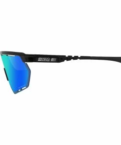 SCICON Aerowing - Black Gloss -Billig Hjelme racer butik Aerowing Black BLUE side