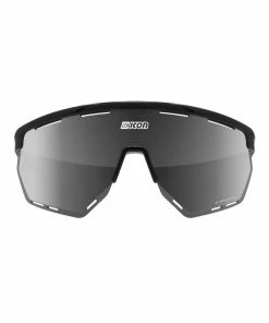 SCICON Aerowing - Black Gloss -Billig Hjelme racer butik Aerowing Black SILVER front