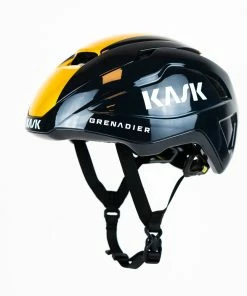 Kask Wasabi OL Campion Navy/Gold R. Carapaz Road Helmet - Team Ineos Grenadiers