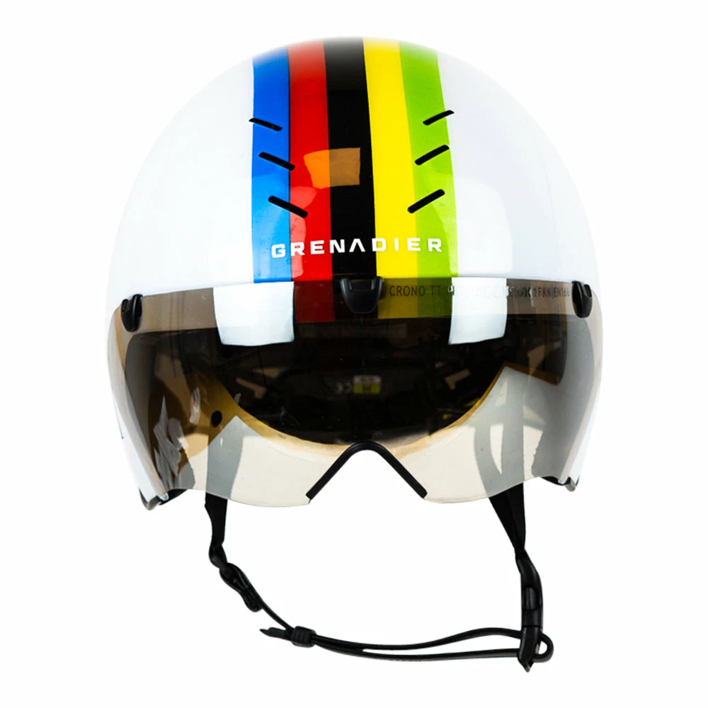 Kask Bambino Pro Evo F.Ganna World Champion Time Trial Helmet - Team Ineos Grenadiers 2 Kask Bambino Pro Evo F.Ganna World Champion Time Trial Helmet - Team Ineos Grenadiers - Billede 2