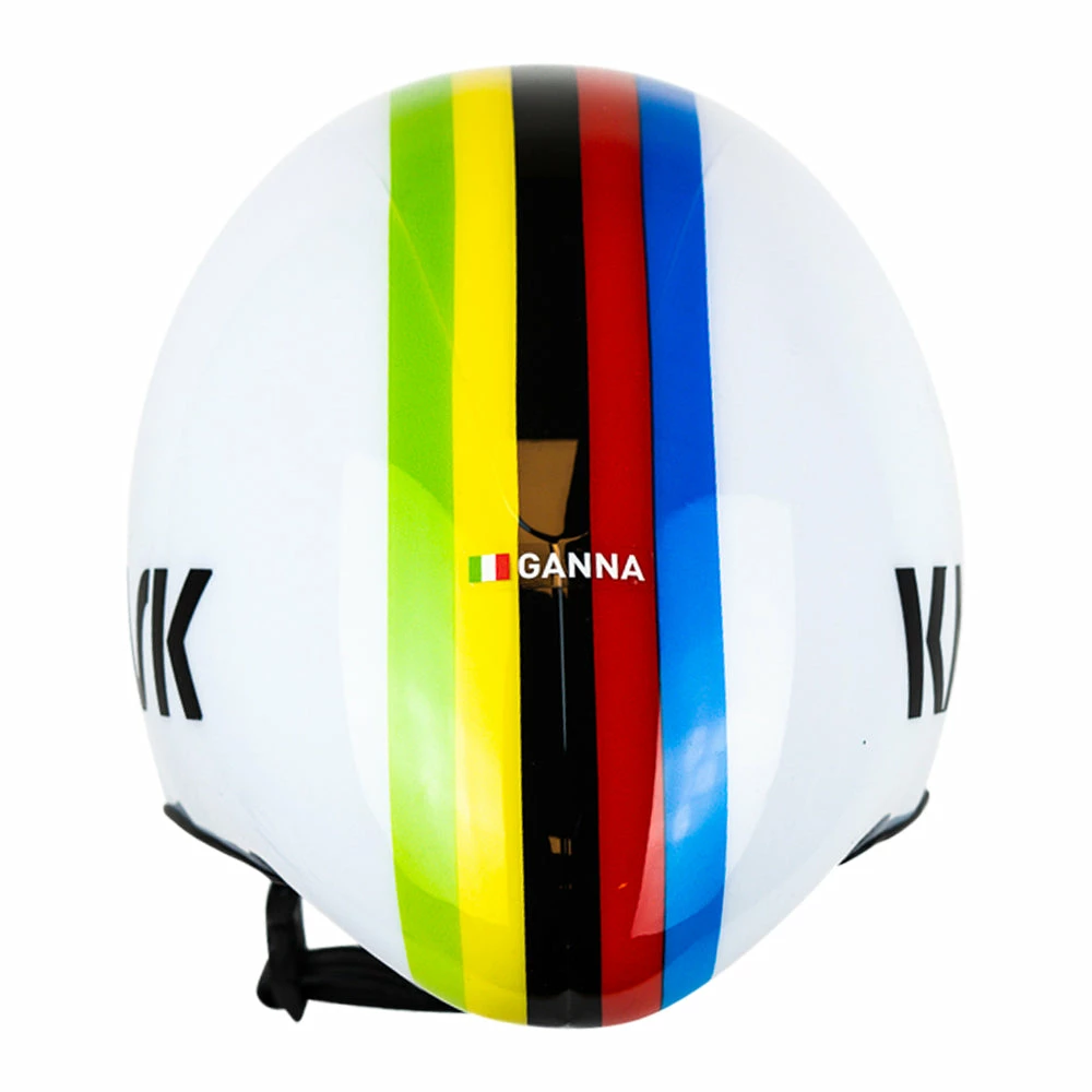 Kask Bambino Pro Evo F.Ganna World Champion Time Trial Helmet - Team Ineos Grenadiers 4 Kask Bambino Pro Evo F.Ganna World Champion Time Trial Helmet - Team Ineos Grenadiers - Billede 4
