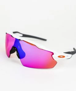 Oakley Radar EV Polished White/Team Orange - Pith Prizm Trail