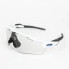 Oakley Radar EV Polished White/Team Blue - Path Black Iridium Photochromic