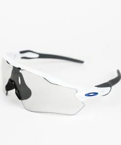 Oakley Radar EV Polished White/Team Blue - Path Black Iridium Photochromic