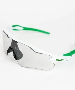 Oakley Radar EV Polished White/Bright Green - Path Black Iridium Photochromic
