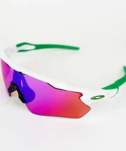 Oakley Radar EV Polished White/Bright Green - Path Prizm Trail