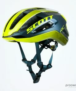 Scott Centric PLUS Helmet - Black/Yellow - Mitchelton-Scott