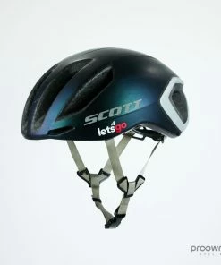 Scott Cadence PLUS Helmet - Green/Purple - Mitchelton-Scott