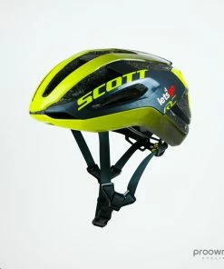 Scott Centric PLUS Helmet - Black/Yellow - Mitchelton-Scott