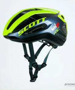 Scott Centric PLUS Helmet - Black/Yellow - Mitchelton-Scott