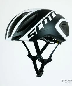 Scott Cadence PLUS Helmet - Black/White - Mitchelton-Scott