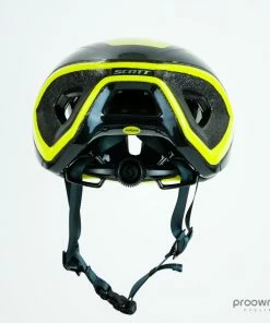 Scott Cadence PLUS Helmet - Yellow RC/Dark Grey - Mitchelton-Scott -Billig Hjelme racer butik P1790038 Edit