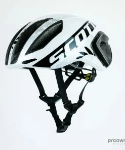 Scott Cadence PLUS Helmet - Black/White - New Zealand Champion - Mitchelton-Scott
