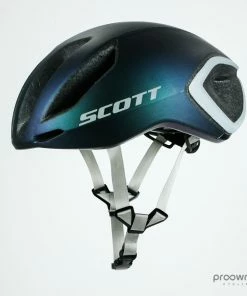 Scott Cadence PLUS Helmet - Green/Purple - Mitchelton-Scott