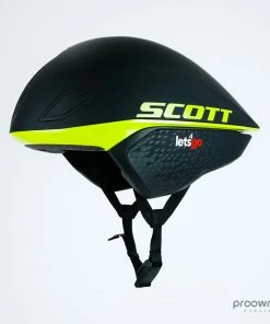 Scott Split PLUS TT Helmet - Black/Yellow - Mitchelton-Scott