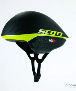 Scott Split PLUS TT Helmet - Black/Yellow - Mitchelton-Scott