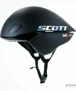 Scott Split PLUS TT Helmet - Black/Silver - Mitchelton-Scott