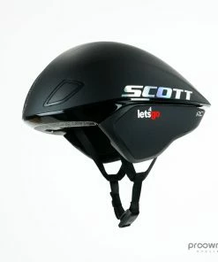Scott Split PLUS TT Helmet - Black/Silver - Mitchelton-Scott