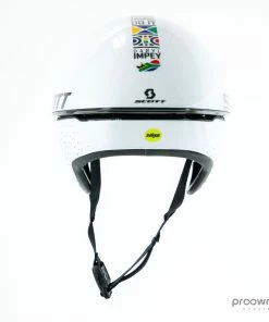 Scott Split PLUS TT Helmet - South African Champion - White/Black - Mitchelton-Scott -Billig Hjelme racer butik P1790260 Edit