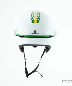 Scott Split PLUS TT Helmet - Australian Champion - White/Yellow/Green - Mitchelton-Scott -Billig Hjelme racer butik P1790273 Edit