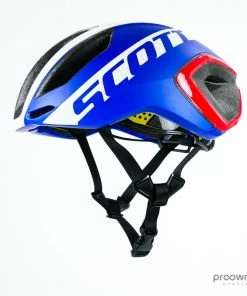 Scott Cadence PLUS Helmet - White/Blue/Red - Slovenian Champion - Mitchelton-Scott