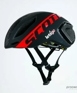 Scott Cadence Plus Helmet - Black/Red - Mitchelton-Scott