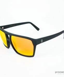 Scott Tune Sunglasses - Matt Black/Red Chrome Enhancer