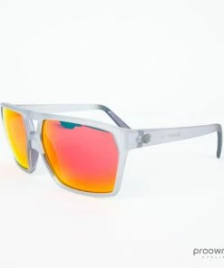 Scott Tune Sunglasses - Grey Translucent/Red Chrome