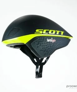 Scott Split PLUS TT Helmet - Black/Yellow - Mitchelton-Scott
