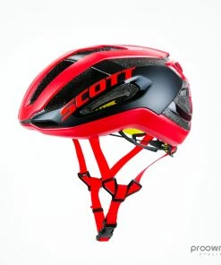 Scott Centric PLUS Helmet - Red/Black - Vuelta - Mitchelton-Scott