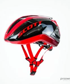 Scott Centric PLUS Helmet - Red/Black - Vuelta - Mitchelton-Scott