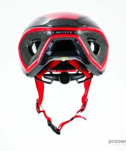 Scott Cadence PLUS Helmet - Red/Black - Vuelta - Mitchelton-Scott -Billig Hjelme racer butik P1810664 Edit