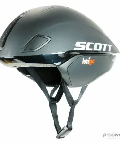 Scott Split PLUS TT Helmet - Black/Silver - Mitchelton-Scott