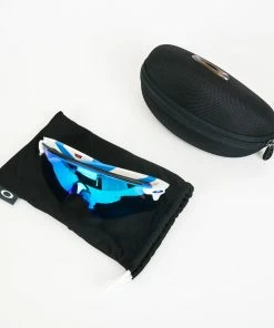 Oakley Encoder Polished White Prizm Sapphire -Billig Hjelme racer butik P1980435